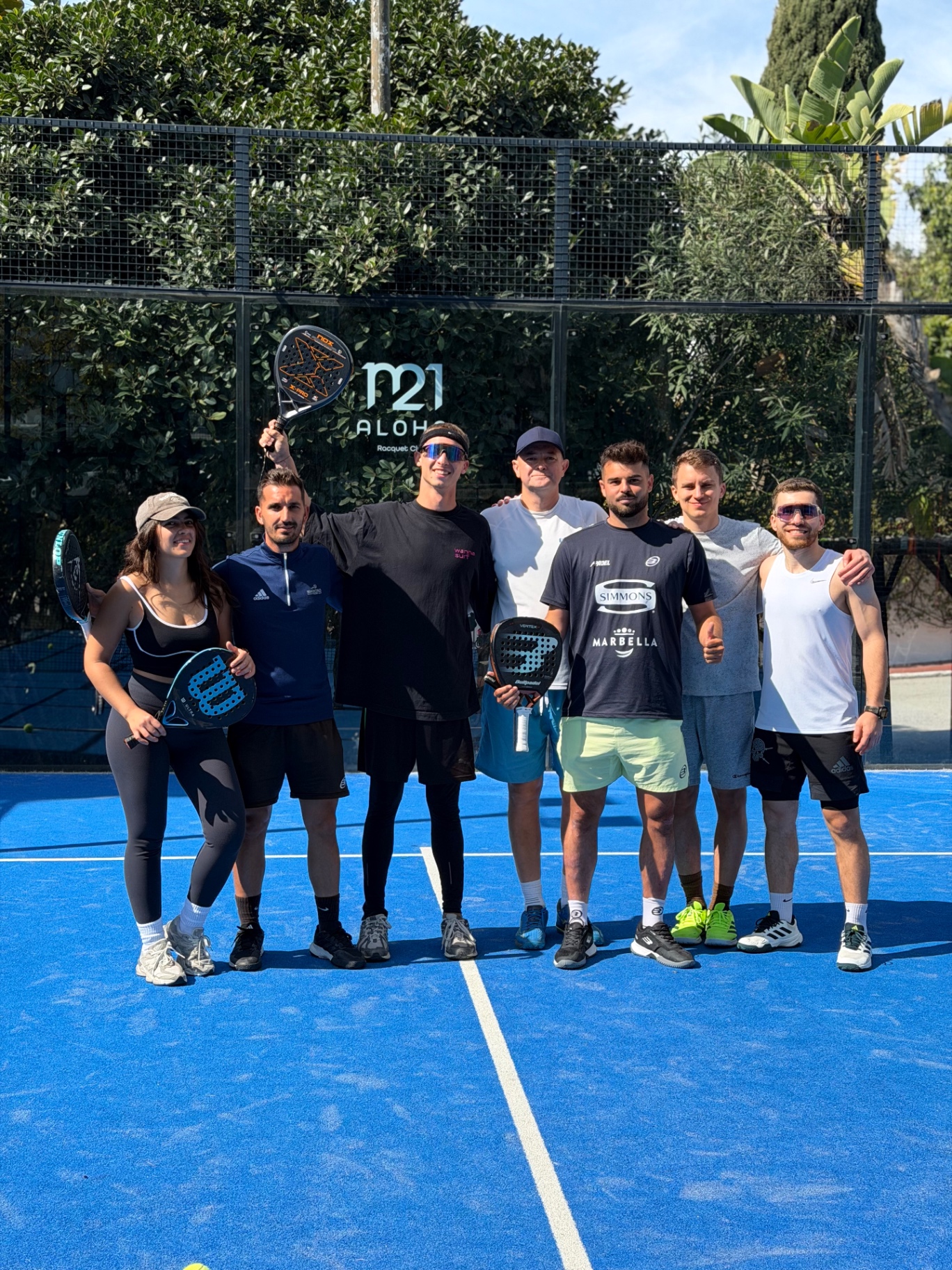 Группа в Aloha Padel
